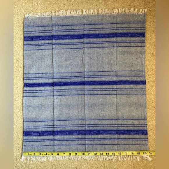 Artisan Woven Mexican Tea Towel, Hand Towel, Boho Chic, Kitchen, Serape - Picture 5 of 6